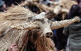 [ẢNH] Đầu xuân xem người đội trâu rơm đi cày, trai giả gái tung trấu gieo mạ...